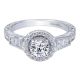 Gabriel 14 Karat Victorian Engagement Ring ER99064W44JJ