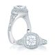 A.JAFFE 18 Karat Signature Engagement Ring MES641