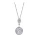 Gabriel Fashion 14 Karat Clustered Diamonds Necklace NK3872W44JJ