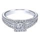 Gabriel 14 Karat Contemporary Engagement Ring ER96346W44JJ