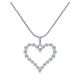 Gabriel Fashion 14 Karat Eternal Love Heart Necklace NK1843W45JJ