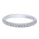 Gabriel 14 Karat Contemporary Wedding Band WB10117W44JJ