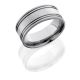 Lashbrook 10F4.5W CROSS BRUSH Titanium Wedding Ring or Band