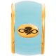 Endless Jewelry Sky Blue Endless Enamel Gold Plated Charm 52100-5
