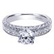 Gabriel 14 Karat Victorian Engagement Ring ER4177W44JJ