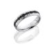 Lashbrook CC4D/LCVSOUNDWAVE SATIN Cobalt Chrome Wedding Ring or Band
