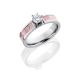 Lashbrook CC5F13CROWNROUNDCZ.50/KINGSPINK POLISH Camo Wedding Ring or Band