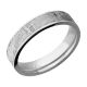 Lashbrook CC5F14/METEORITE Cobalt Chrome Wedding Ring or Band
