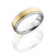Lashbrook CC6FGEW2UMIL13C-14KY Satin-Polish Cobalt Chrome Wedding Ring or Band