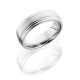Lashbrook CC7D2S SATIN-POLISH Cobalt Chrome Wedding Ring or Band