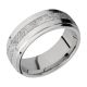 Lashbrook CC8DGE13/METEORITE Cobalt Chrome Wedding Ring or Band