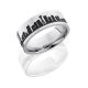 Lashbrook CC8F/LCVSEATTLESKYLINE POLISH Cobalt Chrome Wedding Ring or Band