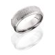Lashbrook CC8FGE TREEBARK 1 BRUSH-POLISH Cobalt Chrome Wedding Ring or Band