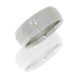 Lashbrook CC8FGG HAMMER SATIN-POLISH Cobalt Chrome Wedding Ring or Band