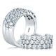 A.JAFFE Seasons of Love Collection 18 Karat Diamond Wedding Ring WR0826 / 332