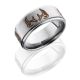 Lashbrook 9FGEAnt4XAno Satin-Polish Titanium Wedding Ring or Band