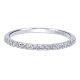 Gabriel 14 Karat Contemporary Wedding Band WB911596R0W44JJ
