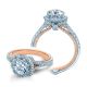 Verragio Couture-0444-2WR Platinum Engagement Ring