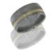 Lashbrook D10D12OC-14KY POLISH Damascus Steel Wedding Ring or Band