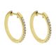 Gabriel Fashion 14 Karat Hoops Classic Earrings EG10213Y45JJ