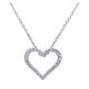 Gabriel Fashion 14 Karat Eternal Love Heart Necklace NK1960W45JJ