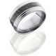 Lashbrook C10FGG13-CF Polish Titanium Carbon Fiber Wedding Ring or Band