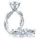 A.JAFFE 14 Karat Classic Engagement Ring ME1647
