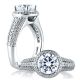 A.JAFFE Platinum Signature Engagement Ring MES567
