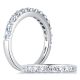 A.JAFFE Metropolitan Collection Classic Platinum Diamond Wedding Ring MR1459 / 65