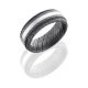 Lashbrook D8RED12-14KW Acid Damascus Steel Wedding Ring or Band