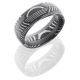 Lashbrook D8DBASKET Acid Damascus Steel Wedding Ring or Band