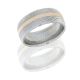 Lashbrook D9D12-14KR POLISH Damascus Steel Wedding Ring or Band