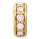 JLo Collection Endless Jewelry Dreamy Dot Gold Plated Rose Cubic Zirconia Charm 1600-5