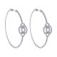 Gabriel Fashion 14 Karat Hoops Classic Earrings EG12604W45JJ