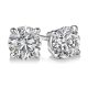 Diamond Stud Earrings - 