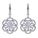 Gabriel Fashion 14 Karat Hampton Diamond Drop Earrings EG11460W44JJ
