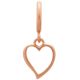 Endless Jewelry Big Heart Rose Gold Plated Charm 63202