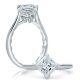 A.JAFFE Platinum Classic Engagement Ring ME1847Q