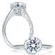 A.JAFFE Platinum Classic Engagement Ring ME1848Q