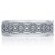 116-7 Platinum Tacori Sculpted Crescent Wedding Ring