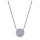 Gabriel Fashion 14 Karat Hampton Diamond Necklace NK2740W45JJ