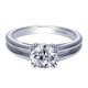 Gabriel Platinum Contemporary Engagement Ring ER8135PTJJJ
