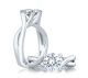 A.JAFFE 18 Karat Signature Engagement Ring MES463