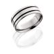 Lashbrook 8F21WA POLISH Titanium Wedding Ring or Band