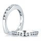 A.JAFFE Signature 14 Karat Diamond Wedding Ring MRS032 / 33