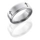 Lashbrook 8FGE4X Satin-Polish Titanium Wedding Ring or Band