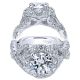 Taryn 18K White Gold Round Halo Engagement Ring TE11999R6W83JJ 
