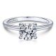 Gabriel 14 Karat Round Diamond Engagement Ring ER14684R4W4JJJ