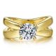 Gabriel 14 Karat Round Diamond Engagement Ring ER15400R4Y4JJJ