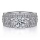 Gabriel 14K White Gold Diamond Engagement Ring ER15541R4W44JJ